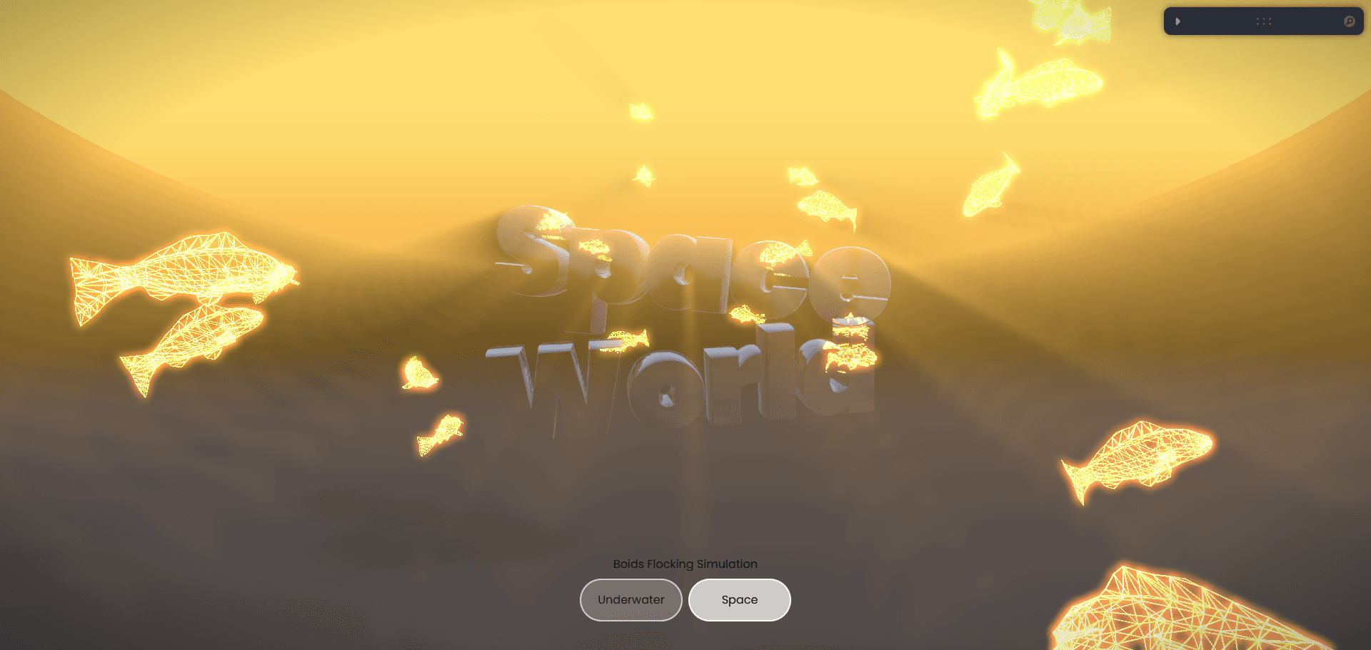 Flock Simulation Space
